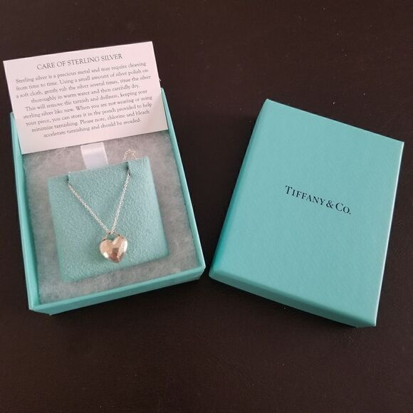 Tiffany & Co. Puff Full Heart Necklace